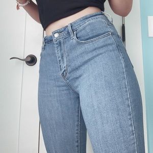 Levi’s Deep Blue High Waisted Skinny Jeans